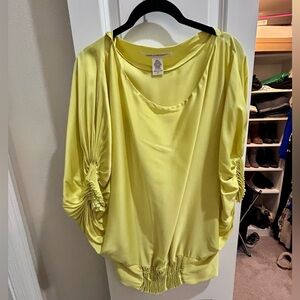 Diane Von Furstenberg Vibrant Yellow Top
